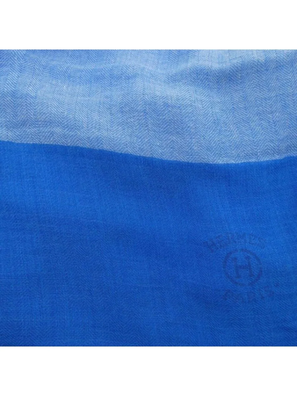 Hermes Stole Scarf Blue